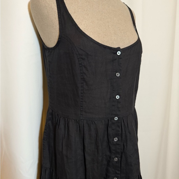 DOEN Lantana  Black button up Maxi Dress - Picture 3 of 5